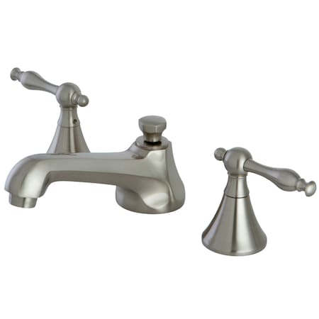 Kingston Brass KS4478NL 8" Widespread Bathroom Faucet, Brushed Nickel KS4478NL